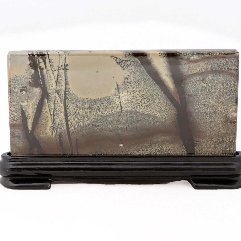 FLOWER STONE aka CHINESE PAINTING STONE .25" X 2.75" X 4.75