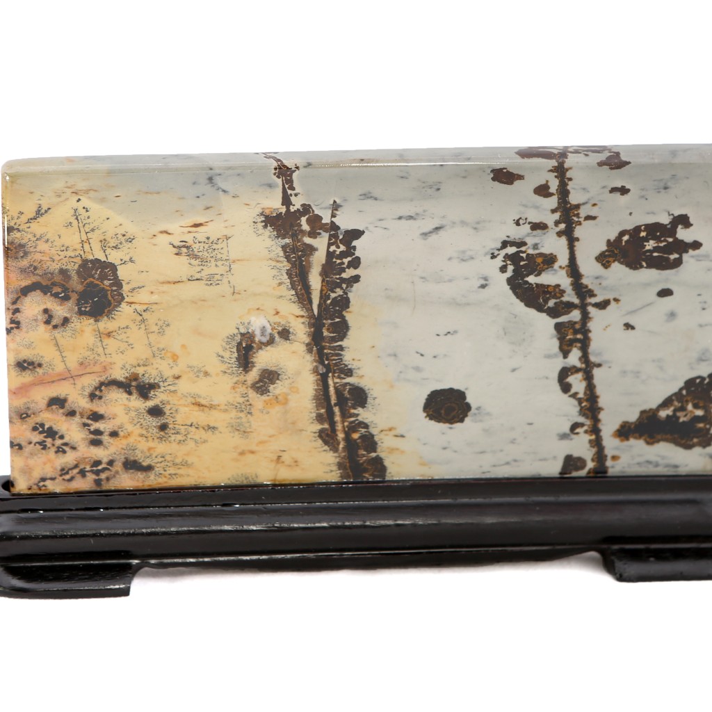 FLOWER STONE aka CHINESE PAINTING STONE .25" X 2.75" X 4.75