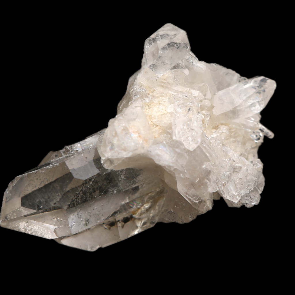 Key Quartz Point Quartz Point Cluster Crystal Specimen - Celestial Earth Minerals