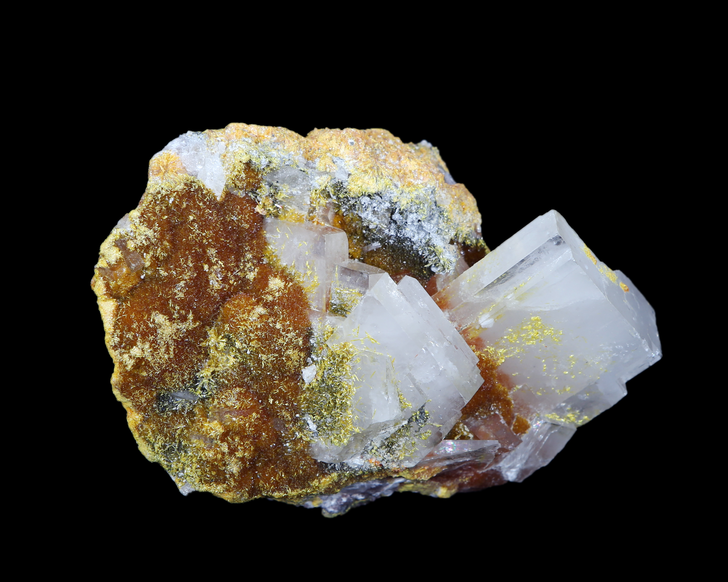 Realgar with Barite Crystal Mineral Specimen - Celestial ...
