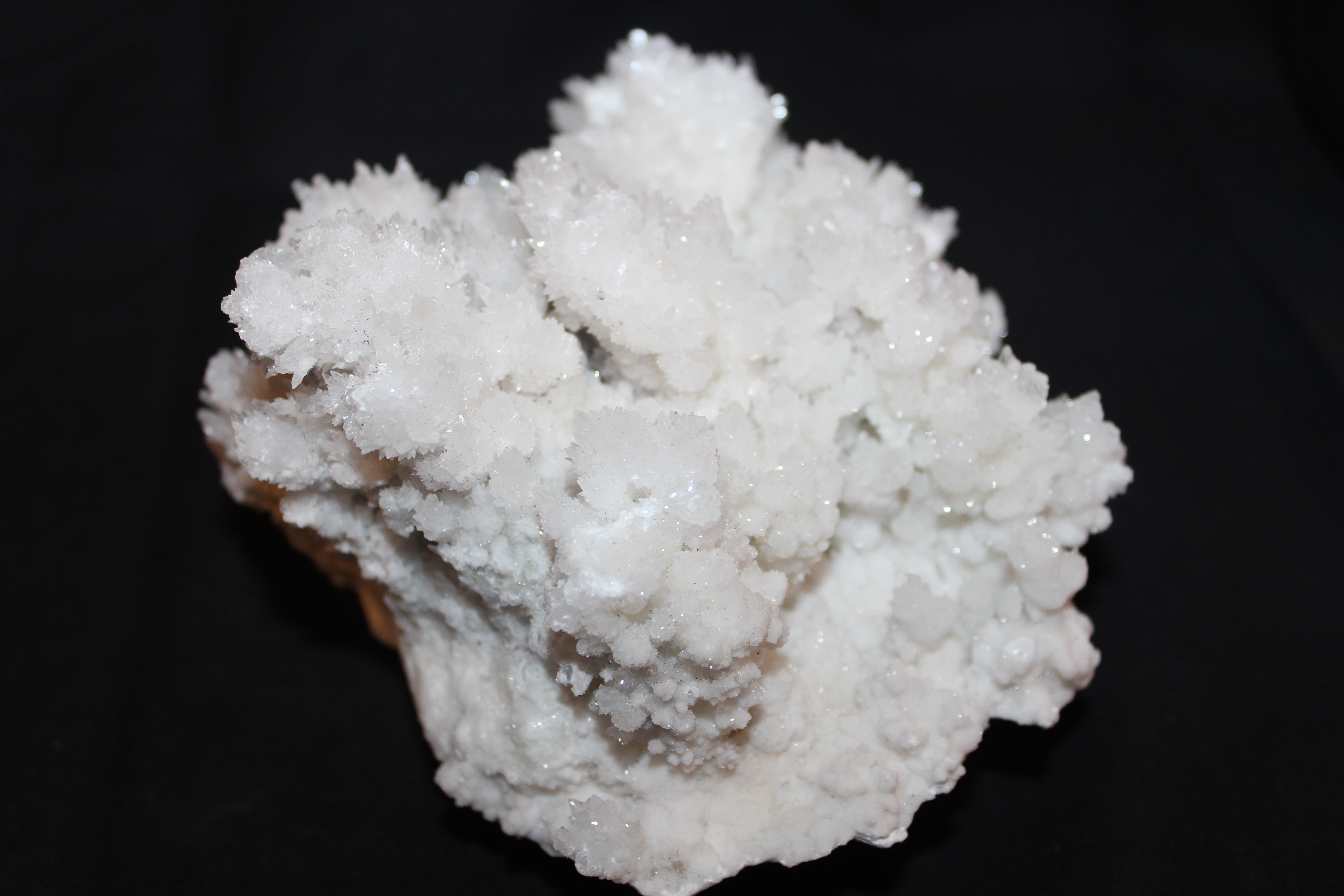 white aragonite from Mexico White aragonite crystal