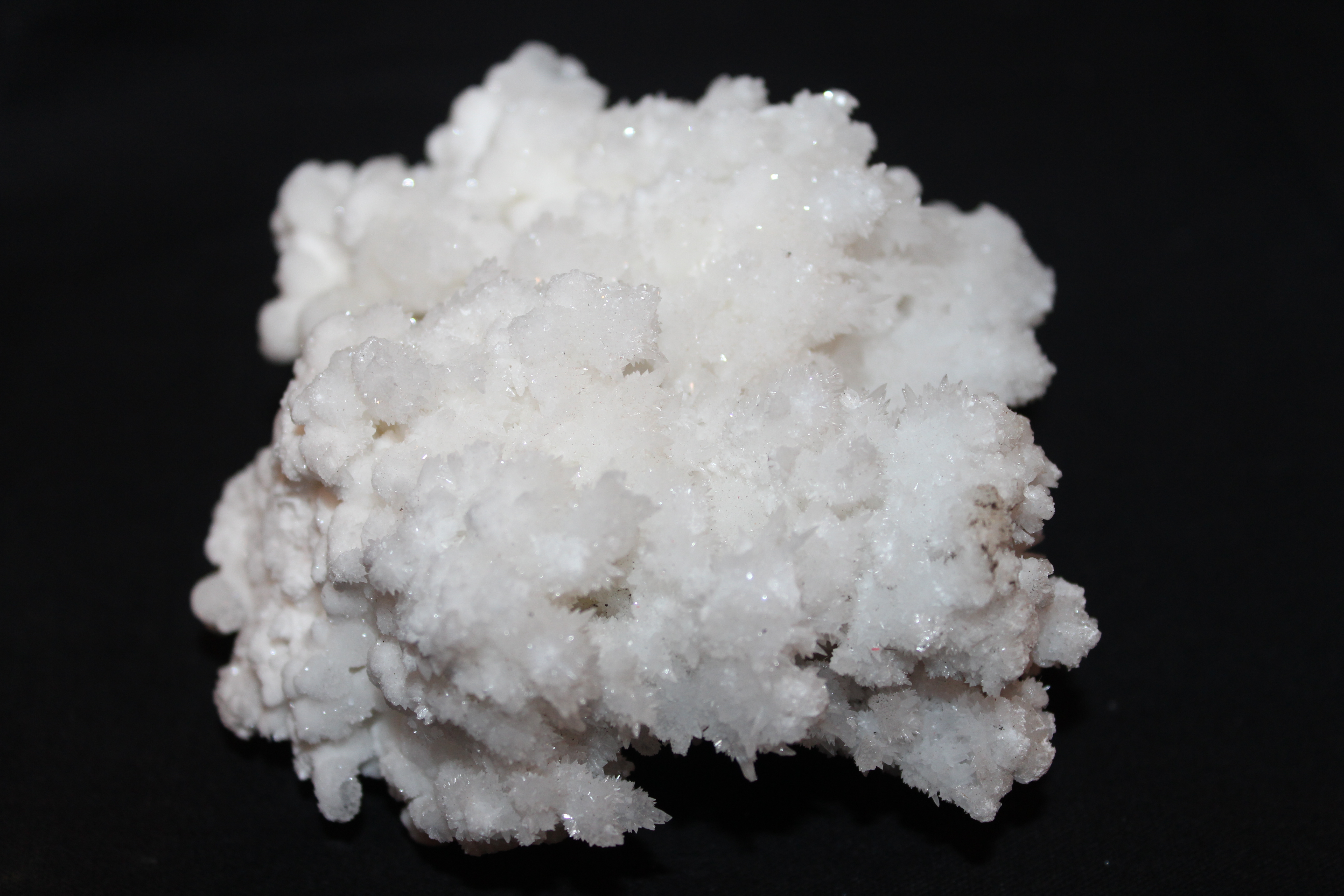 white aragonite from Mexico White aragonite crystal