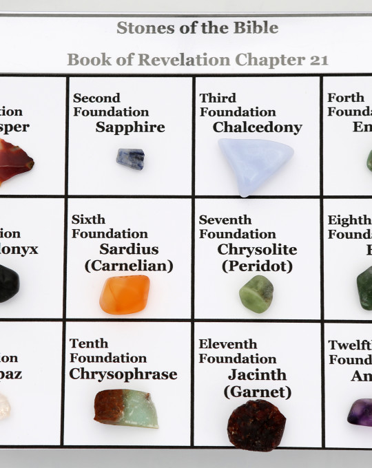 Stones of the Bible Boxed Set Book of Revelation Chapter 21 Celestial