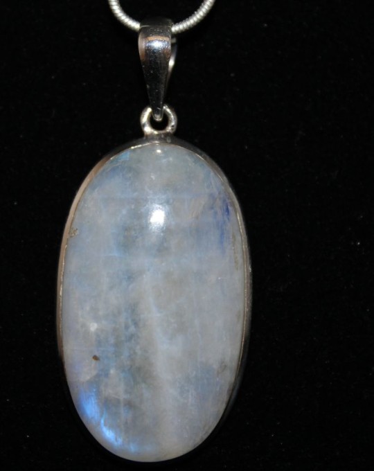 Moonstone Sterling Silver Pendant - Celestial Earth Minerals